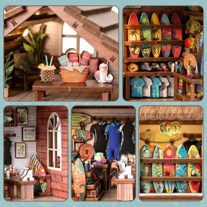 TOYQI Mini House Kit, DIY Miniature Dollhouse Book Nook Kits for Adult - Image 6