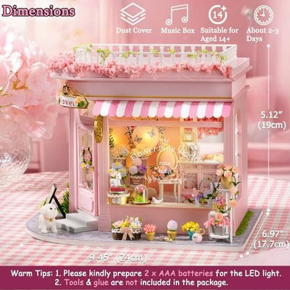 DIY Miniature Dollhouse Kit with Furniture Plus Dust Proof & Music Movement - Image 4