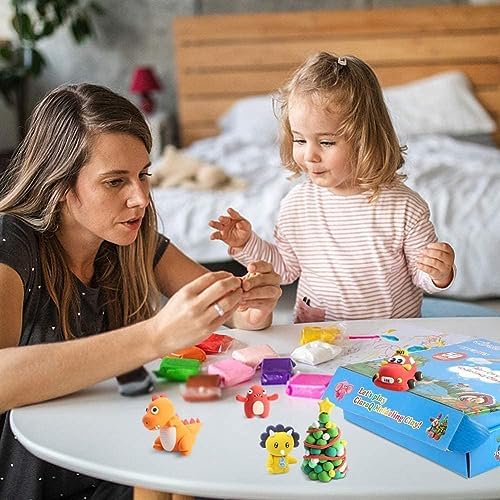 Air Dry Clay Kit for Kids – 64 Colors 15g Each, Non-Toxic Modeling Clay Set - Image 5