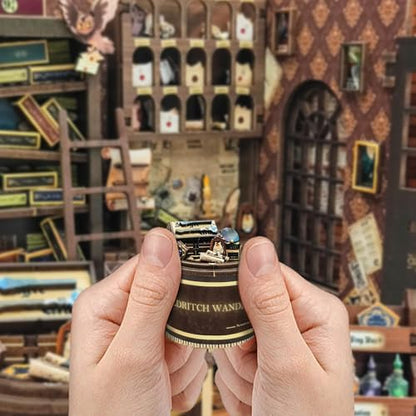 DIY Magic Wand Shop Book Nook Kit for Adults 3D Wooden Puzzles - Image 4