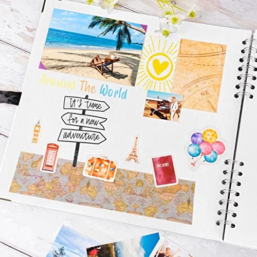 Scrapbook Album, 80 Pages, 11 x 11 Inch, White Photo Album, Scrap Book - Image 6