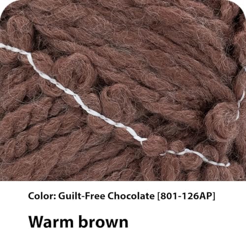 Lion Brand Yarn, InstaKnit Yarn, Guilt-Free Chocolate, Brown, 3 Pack - Image 2