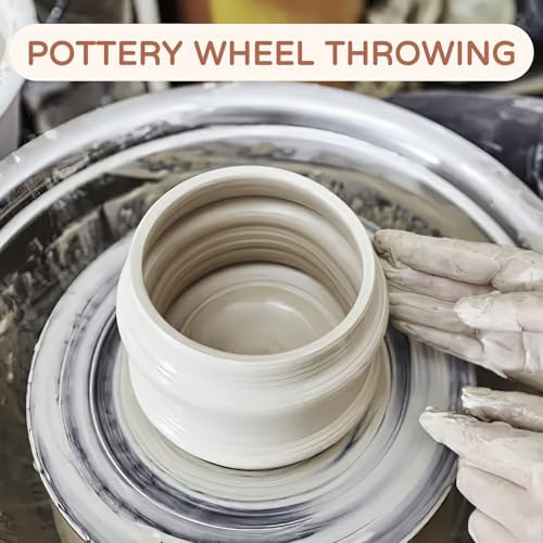 VIBRATITE 10LB Air Dry Clay with 40PCS Pottery Tools, White Modeling Clay - Image 4