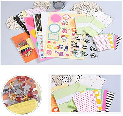 Huralona Greeting Card Making Supplies Envelope Kit Gift Anniversary Craft - Image 3
