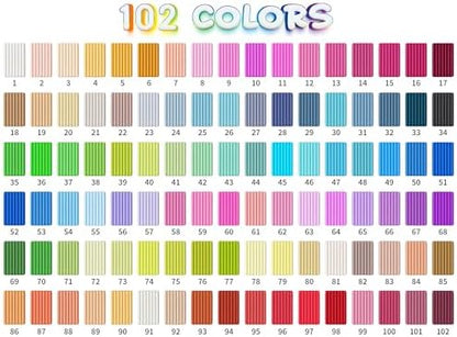 Aestd-ST Polymer Clay 102 Colors, Oven Bake Modeling Clay for Kids - Image 6