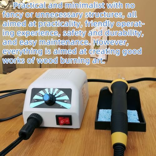 FIRElood LH20 Wood Burning Kit,Wood Burning Tool, Adjustable Temperature Wood Burner Kit,professional wood burning kit for Adults Beginners Craft,pyrography pen Comes With 30Pyrography Wire Tips - Image 4