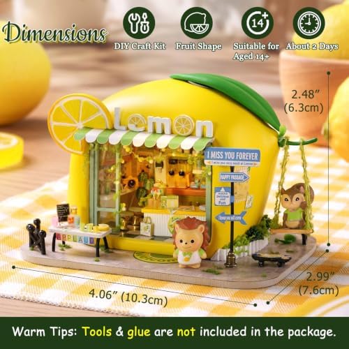 DIY Miniature House Kit with Furniture for Kids Teens Adults Aged 14+ - Image 4