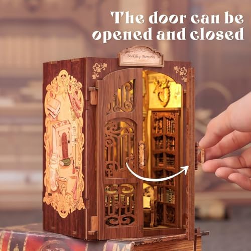 Fsolis Book Nook Kit - Booknook Bookstore (Bookshop Memory) - Image 6