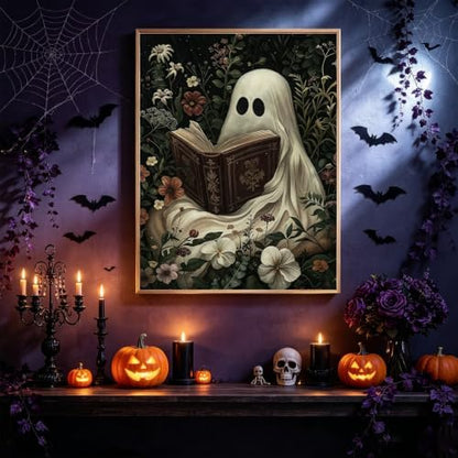 hkejoi Ghost Paint by Numbers Kit for Adults, 16x20 in - Image 3