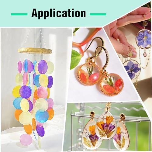 HealVee Hole Maker for Resin, 5 Sizes(2/3/4/6/8mm) 25PCS Make Holes Without Drilling for Epoxy & UV Resin, Holes Tools for Jewelry Making, Pet Tag, Keychain, DIY Craft Pendant Decor - Image 6