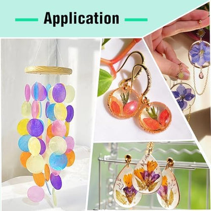 HealVee Hole Maker for Resin, 5 Sizes(2/3/4/6/8mm) 25PCS Make Holes Without Drilling for Epoxy & UV Resin, Holes Tools for Jewelry Making, Pet Tag, Keychain, DIY Craft Pendant Decor - Image 6