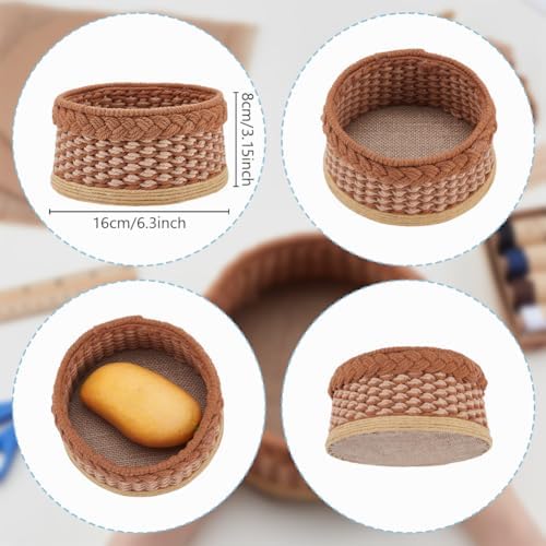 ACRNIGHEET Macrame Basket Weaving kit Weaving Kit for Adults Beginners with Step-by-Step Tutorials Storage Basket Making Kits Craft Gift Ideas - Image 3