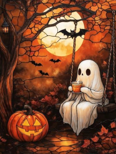 Halloween Diamond Art Kits for Adults, Diamond Painting Kits for Adults by croshom