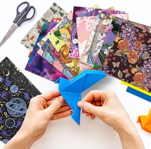 10 Different Packs Full Collection Origami Paper, 6-Inch Double Sided Color - Image 7