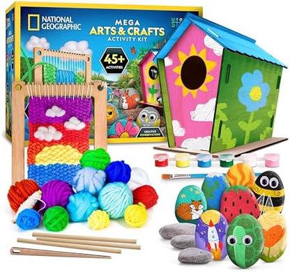 National Geographic Mega Arts and Crafts Activity Kit for Kids Ages 8-12 by BlueMarbleToys
