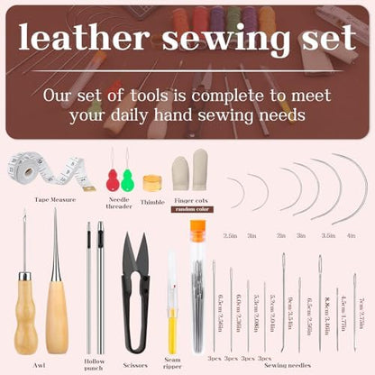 Leather Sewing Kit Upholstery Repair Kit Leather Stitching Kit - Image 2