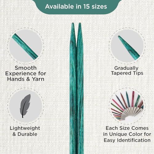 KnitPro Dreamz Interchangeable Circular Needles 4" (10cm) | US Size 4 (3.5mm) - Image 3