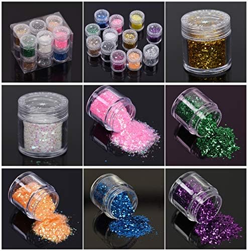 250ml Epoxy Resin UV Crystal Clear Transparent 60 Decorations Glitters Dried Flowers Glassine, Epoxy Kit for Resin Crafts Jewelry Making - Image 4