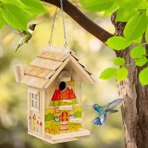 DIY Birdhouse Kit, Wooden Bird House for Adults to Build, DIY Bird House for Outside, Outdoor Woodworking Adult Crafts - Image 4