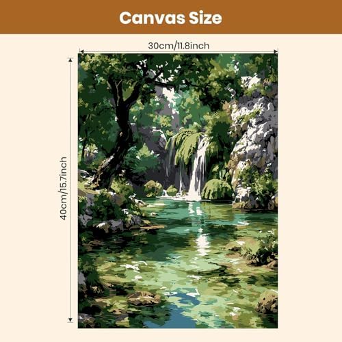 WUDWL Landscape Paint by Numbers Kit for Adults,Color By Numbers for Adults - Image 2