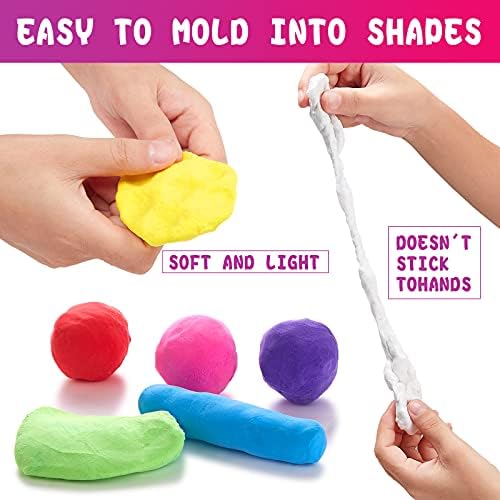 Air Dry Clay Kit for Kids – 24 Colors Non-Toxic Soft Modeling Clay Set - Image 2