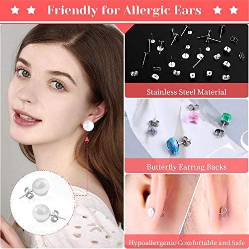 Thrilez 3080Pcs Earring Supplies Kit - Includes Hooks, Backs, Rings, Pins, Posts and Tools for Making and Repairing - Image 4