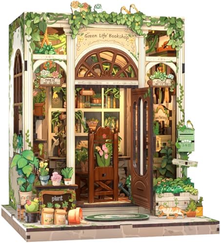 Cutefun Book Nook Kit - DIY Miniature Dollhouse Kit for Adults and Teens by Cutefun