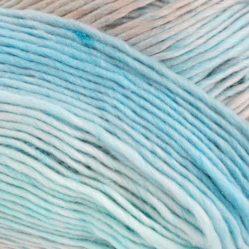 Loops & Threads Facets Yarn - Yarn for Knitting, Crochet, Weaving, and Arts & Crafts - Frost, Acrylic, 3.5 oz - Image 2