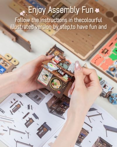 Cutefun Japanese Book Nook Kit - DIY Miniature House Kit for Adults - Image 6