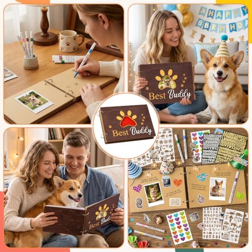 CY2SIDE DIY Pet Photo Album Scrapbook Craft Kit for Dog Lovers & Pet Parent - Image 6