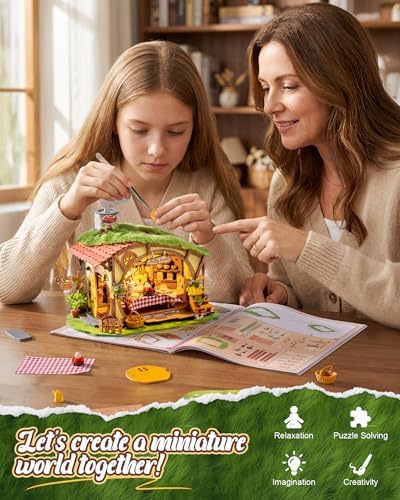Rolife DIY Miniature Forest Fairy House Kits-Fluffy Grove Beginner-Friendly - Image 6