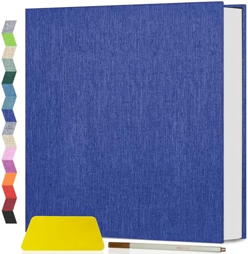 Popotop Photo Album Self Adhesive Scrapbook Album for 4x6 5x7 8x10 Pictures DIY Photo Book as Scrapbooking Supplies Kits, Birthday Gifts for Women Mom Wedding Baby Family Travel by Popotop