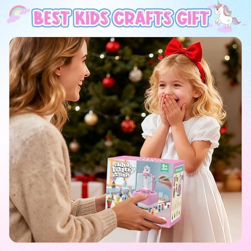 Mini Pottery Wheel for Kids - Pottery Painting Craft Kit with 2.3in Turntable, Clay, Flowers, Mess Free Arts and Crafts for Kid Ages 8-12, Birthday Christmas Gift Toy for Girls Ages 6-12+, Pink - Image 6