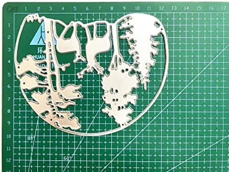 Scrapbooking Die-Cuts, Christmas Metal Cutting Dies for Card Making, Paper Craft Punch Template, Background Embossing Stencils, DIY Album Décor (Christmas Tree Deer-12.5x10cm) - Image 7