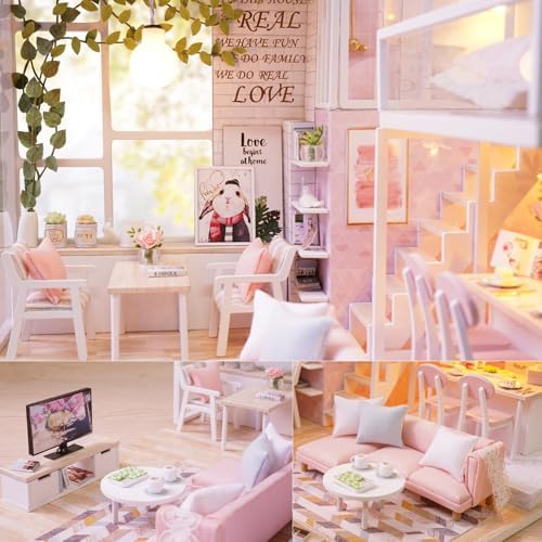 DIY Miniature Dollhouse Kit with Furniture Plus Dust Proof & Music Movement - Image 4