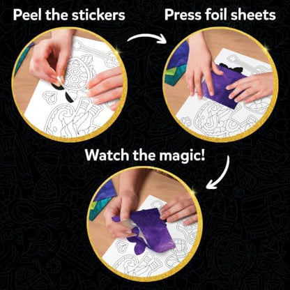 Skillmatics Foil Fun Pretty Patterns, Foil Art, Gift for Tweens & Adults - Image 5