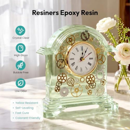 Resiners 32oz Epoxy Resin Clock Making Kit for Resin DIY Craft - Image 3