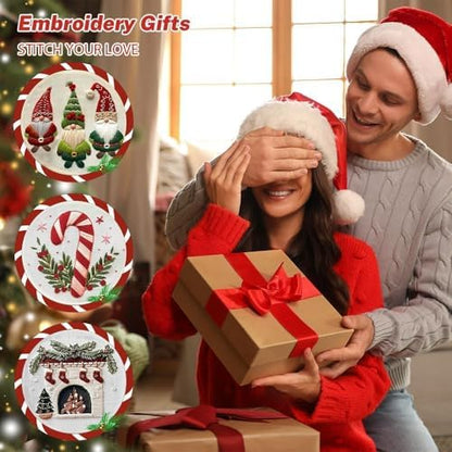 Christmas Embroidery Kits Beginners, Truck Embroidery Kits for Adults - Image 7