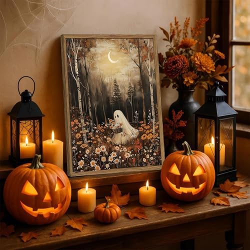 AIBOERL Paint by Numbers Kit for Adults Beginner,HalloweenGhost,12X16In - Image 4