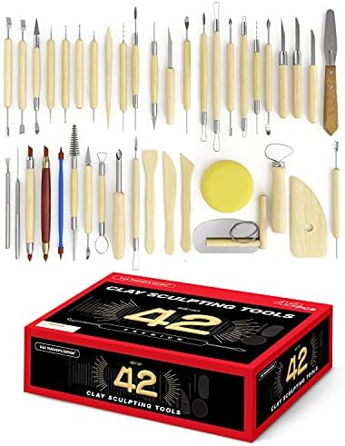 S & E TEACHER'S EDITION 42 Pcs Polymer Clay Tools by SETEACHERSEDITION