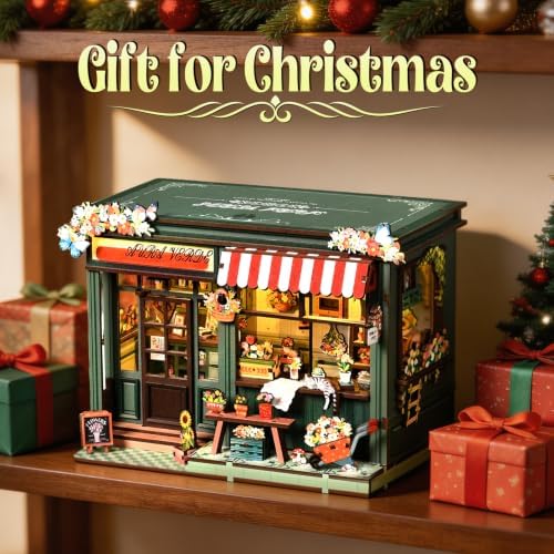 KERNOWO Book Nook Kit, DIY 3D Wooden Puzzles for Adults, Teens and Beginners, Miniature Tiny House Kit for Bookshelf Decor, Bookish Gift for Family, Friends, Book Lovers - Image 7