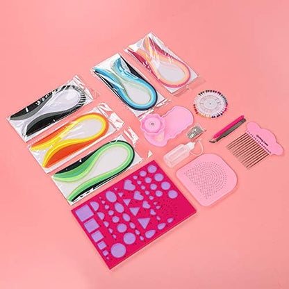 Adfaga Premium Quilling Tool Kit 15PCS Complete Paper Quilling Supplies Set with Template Board Pen Needles for DIY Craft Projects Adults Beginners - Image 2