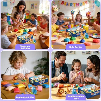 EDIFON Air Dry Clay,158-Color Foam Magic Modeling Clay for Kids DIY Crafts - Image 5