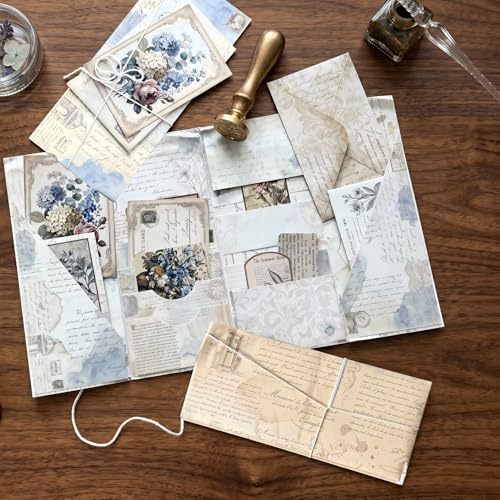 XINPOCUT Neutral Trifold Folding Folio Junk Journal Kit,Folio Booklet Craft Kit, Junk Journal Kit, Scrapbooking Supplies, Journaling Decor, Mini Folio Writer Folder Project, Arts & Crafts Gifts by Unknown