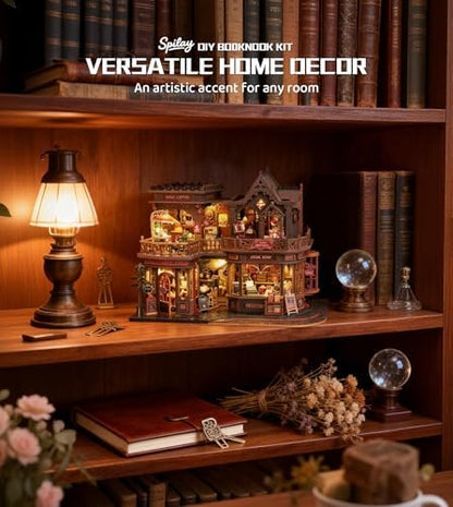 Spilay DIY Miniature House Kit for Adults, Miniature Dollhouse Kit - Image 4