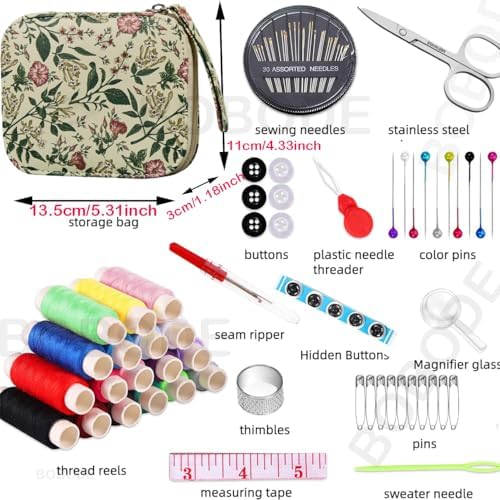 Arts Craft Printing Sewing Kit Travel Basic Small Sewing Set - Image 2