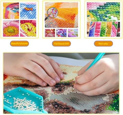 Santa Claus Diamond Art Kits for Adults,5D Christmas Diamond Painting - Image 7