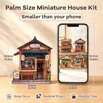 3D Wooden Puzzle for Beginners, Miniature House Kit for Adults, 103 PCS - Image 2