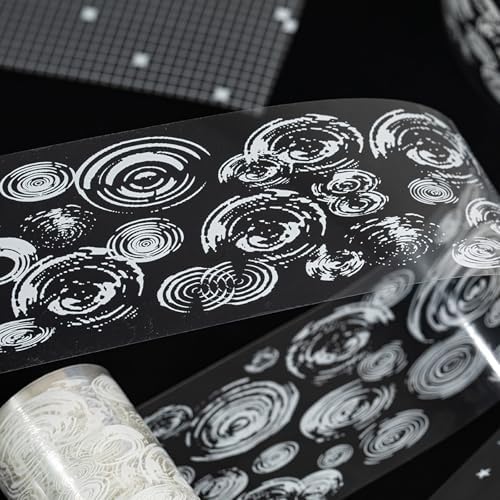 Bomichi Junk Journal Supplies, 4 Rolls Decorative Tape for Scrapbook Supplies Junk Journal Card Making Picture Art Collage DIY - Image 6