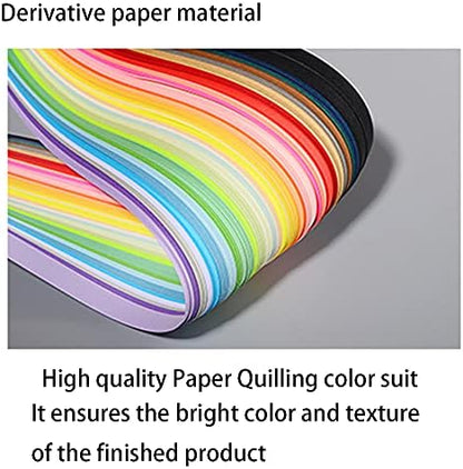 Phoenix Paper Quilling Kit Paper Quilling Adult Craft Great for DIY Craft Workshop, Home Decoration,Birthday Gift,Adult Friend interaction.It's Suitable for Adult and Craftsmen.Creative Stress Reliee - Image 2